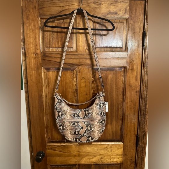 INC International Concepts Snake Hobo Purse - Picture 1 of 12